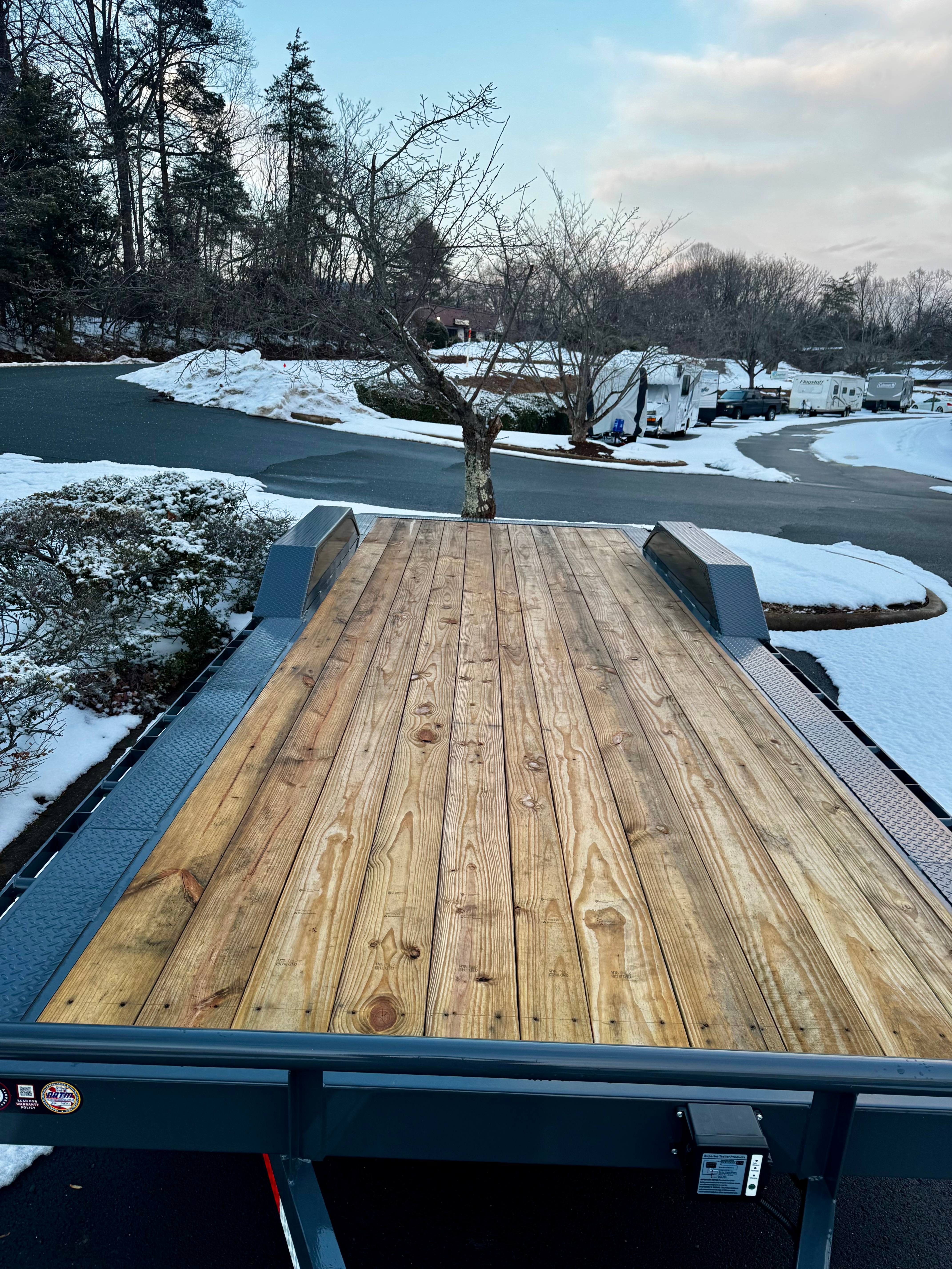 22ft Car Hauler Flatbed Trailer - Image 1